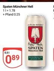 Münchner Hell Angebote von Spaten bei GLOBUS Wolfenbüttel für 0,89 €