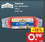 Teewurst bei Netto Marken-Discount im Bersenbrück Prospekt für 0,99 €