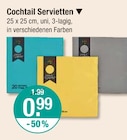 Cocktail Servietten von  im aktuellen V-Markt Prospekt für 0,99 €