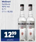 Sambuca Angebote von Molinari bei Getränkewelt Moers für 12,99 €