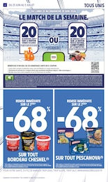 Prix et réduction Gambas dans le prospectus Intermarché Super en cours Offre Gambas dans le catalogue Intermarché Super du moment à la page 4