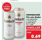 Pils im Angebot bei Kaufland in Reutlingen Pils Angebote von Krombacher bei Kaufland Reutlingen für 0,69 €