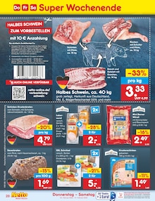 Fleisch im Netto Marken-Discount Prospekt "Aktuelle Angebote" mit 40 Seiten (München)