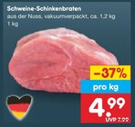 Aktuelle Braten Angebote bei Netto Marken-Discount in Cottbus Aktuelles Schweine-Schinkenbraten Angebot bei Netto Marken-Discount in Cottbus ab 4,99 €