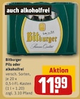 Pils im Angebot bei REWE in Ingolstadt Pils Angebote von Bitburger bei REWE Ingolstadt für 11,99 €