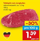 Tafelspitz vom Jungbullen Angebote bei Netto Marken-Discount Mainz für 1,39 €