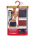 Boxers homme "Classic color" - DIM en promo chez Carrefour Mulhouse à 18,99 €