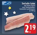 Seelachs-Loins im Angebot bei E center in Solingen Seelachs-Loins Angebote bei E center Solingen für 2,19 €
