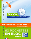 60 POCHETTES PERFOREES QUICK'IN OXFORD - OXFORD - Auchan Hypermarché à Saint-Étienne 60 POCHETTES PERFOREES QUICK'IN OXFORD - OXFORD en promo chez Auchan Hypermarché Saint-Étienne à 2,58 €