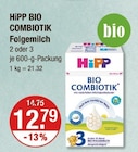 BIO COMBIOTIK Folgemilch von HiPP im aktuellen V-Markt Prospekt für 12,79 €