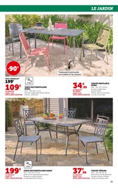 Table De Jardin Angebote im Prospekt "Super U" von Super U auf Seite 21