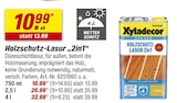 toom Baumarkt Badra - Holzschutz-Lasur „2in1“ Angebot im Prospekt Holzschutz-Lasur „2in1“ bei toom Baumarkt im Badra Prospekt für 10,99 €