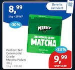 Ceremonial Grade Matcha Pulver von Perfect Ted für 8,99 € bei budni im Angebot Ceremonial Grade Matcha Pulver von Perfect Ted im aktuellen budni Prospekt