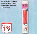 Picnics Der originelle Knabberspaß Classic Angebote bei GLOBUS Castrop-Rauxel für 1,99 €