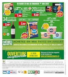 Prix et réduction Vin Bordeaux Rouge dans le prospectus Supermarchés Match en cours Offre Vin Bordeaux Rouge dans le catalogue Supermarchés Match du moment à la page 20