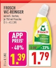 WC-Reiniger im Angebot bei Marktkauf in Dortmund WC-Reiniger Angebote von Frosch bei Marktkauf Dortmund für 1,39 €