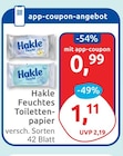 Feuchtes Toilettenpapier von Hakle im aktuellen budni Prospekt