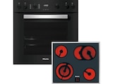 TwinSet Comfort (Backofen H 2459 E und Kochfeld KM 6003 LPT), Einbauherdset (Elektrokochfeld, A+, 76 l) bei MediaMarkt Saturn im Prospekt "" für 1.019,00 €