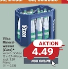 Mineralwasser (Glas) von Vilsa für 4,49 € bei famila Nordwest im Angebot Mineralwasser (Glas) von Vilsa im aktuellen famila Nordwest Prospekt
