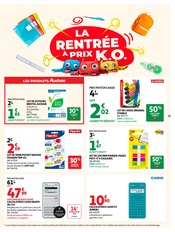 Promos Calculatrice dans le catalogue "LES TOPS DE LA RENTRÉE" de Auchan Supermarché Calculatrice en promo dans le catalogue Auchan Supermarché à la page 25