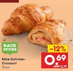 Käse-Schinken-Croissant von BACK STUBE für 0,69 € bei Netto Marken-Discount im Angebot Käse-Schinken-Croissant von BACK STUBE im aktuellen Netto Marken-Discount Prospekt