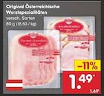 Original Österreichische Wurstspezialitäten Angebote bei Netto Marken-Discount Saarbrücken für 1,49 €