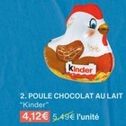 POULE CHOCOLAT AU LAIT - Kinder en promo chez Monoprix Besançon à 4,12 €