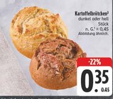 Kartoffelbrötchen dunkel Angebote bei EDEKA Freiberg für 0,35 €