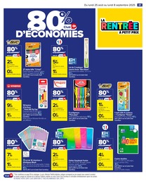 Prix et réduction Feutre dans le prospectus Carrefour en cours Offre Feutre dans le catalogue Carrefour du moment à la page 63