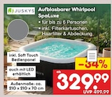 Aufblasbarer Whirlpool SpaLuxe Angebote von Juskys bei Netto Marken-Discount Saarbrücken für 329,99 €