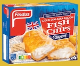 Fish&Chips filets Colin MSC x4 - Findus dans le catalogue Intermarché