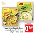 Suppe mit Rind Angebote von Maggi bei E center Bruchsal für 0,69 €