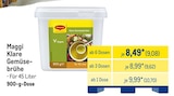 Klare Gemüsebrühe Angebote von Maggi bei METRO Troisdorf für 9,08 €
