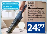 Akku-Handstaubsauger im Angebot bei ALDI SÜD in Frankfurt Akku-Handstaubsauger Angebote von Ambiano bei ALDI SÜD Frankfurt für 24,99 €