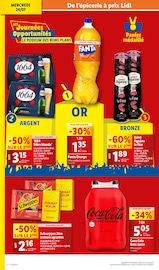 Coca-Cola Angebote im Prospekt "LES Journées Opportunités LE PODIUM DES BONS PLANS" von Lidl auf Seite 14