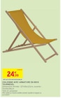 Chilienne avec armature en bois tournesol à 24,99 € dans le catalogue Intermarché Hyper