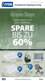 Kissen im JYSK Prospekt "Green Days" mit 9 Seiten (Bottrop)