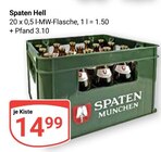 Hell im Angebot bei GLOBUS in Weimar Hell Angebote von Spaten bei GLOBUS Weimar für 14,99 €