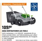 AKKU-VERTIKUTIERER Angebote von LUX-TOOLS bei OBI Wiesbaden für 109,99 €