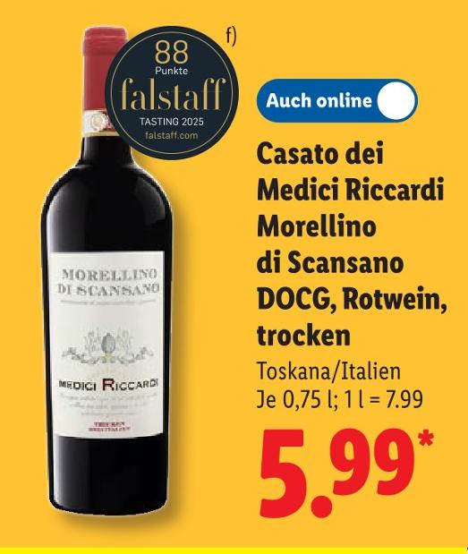 Casato dei Medici Riccardi Morellino di Scansano DOCG