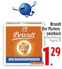 Der Markenzwieback von Brandt im aktuellen EDEKA Prospekt für 1,29 €