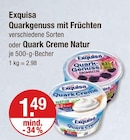 Quarkgenuss mit Früchten im V-Markt Prospekt Quarkgenuss mit Früchten von Exquisa im aktuellen V-Markt Prospekt für 1,49 €