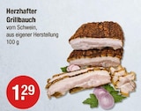 Herzhafter Grillbauch von  im aktuellen V-Markt Prospekt für 1,29 €