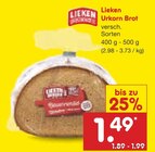 Urkorn Brot Angebote von Lieken bei Netto Marken-Discount Lüneburg für 1,49 €