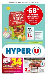 Prospectus Hyper U, "Pâques à prix bas !",  pages, 28/03/2023 - 10/04/2023