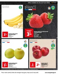 Offre Banane dans le catalogue Auchan Hypermarché du moment à la page 23