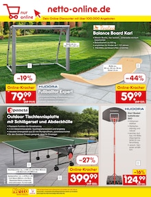 Tischtennisplatte im Netto Marken-Discount Prospekt "Aktuelle Angebote" mit 62 Seiten (Solingen (Klingenstadt))