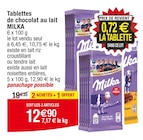 Tablettes de chocolat au lait - MILKA en promo chez Cora Haguenau à 12,90 €