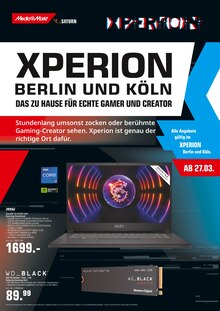 MediaMarkt Saturn Prospekt "XPERION BERLIN UND KÖLN" mit  Seiten (Berlin)
