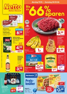 Bier im Netto Marken-Discount Prospekt "Aktuelle Angebote" mit 70 Seiten (Rostock)